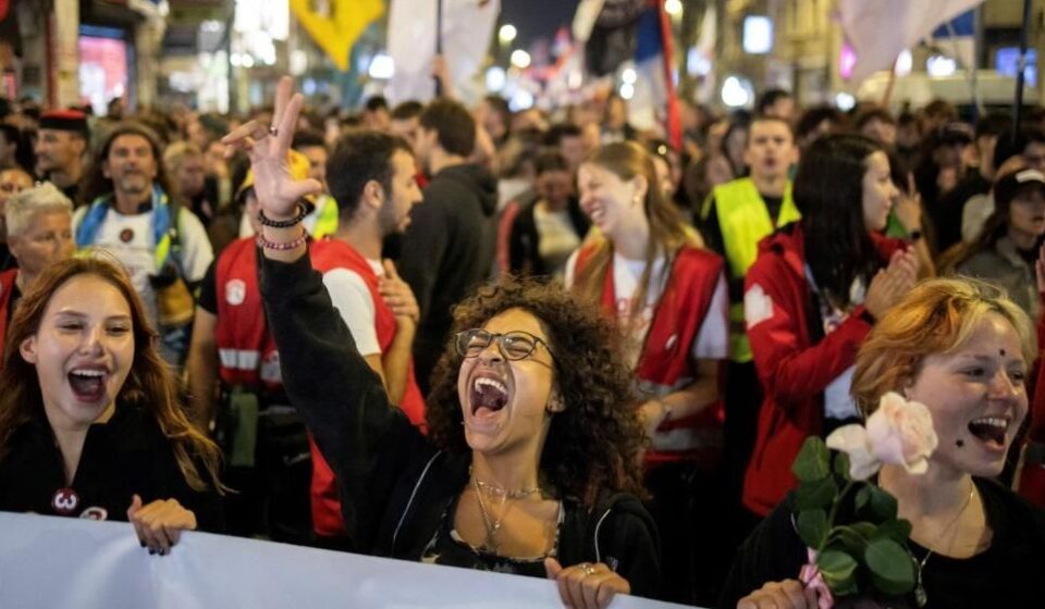 Serbias student movement challenges a decade of Vucics political dominance