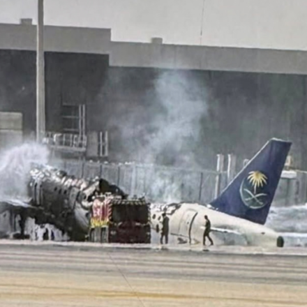 aeroxplorer 1791492757 saudia plane destroyed at riyadh airport