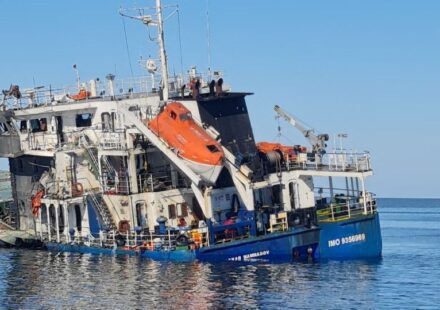 b bulgarian ship sank drones