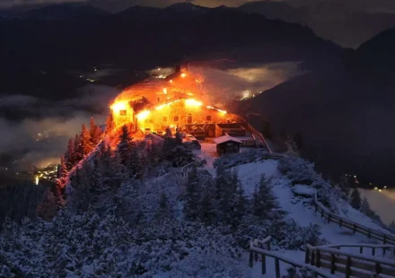 eagles nest fire bavarian alps